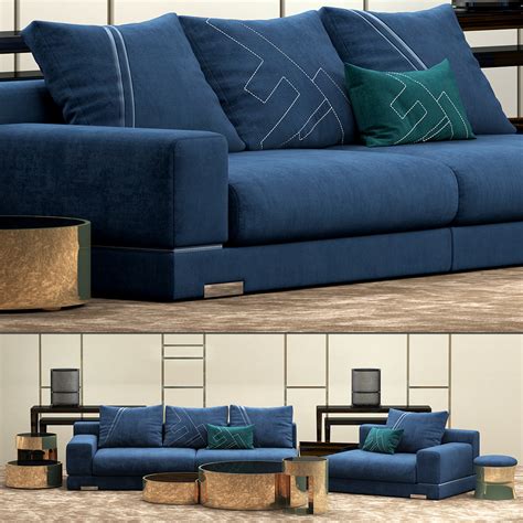 fendi casa sofa set